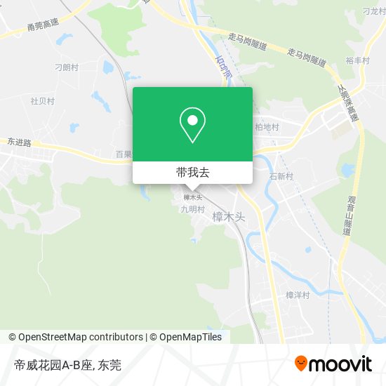 帝威花园A-B座地图