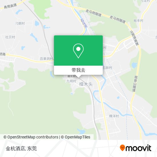 金杭酒店地图