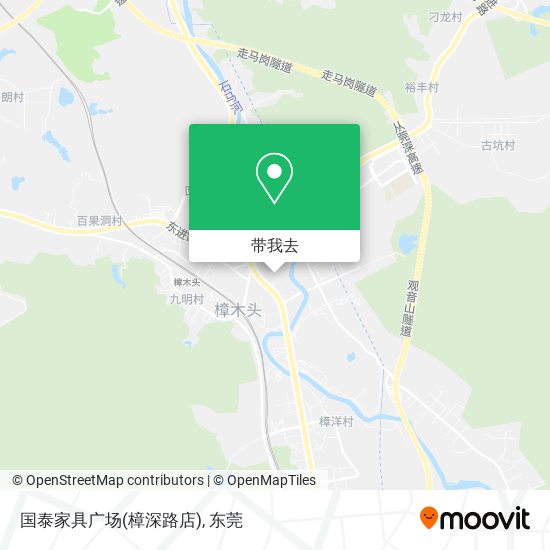 国泰家具广场(樟深路店)地图