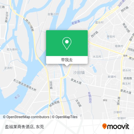 盈福莱商务酒店地图