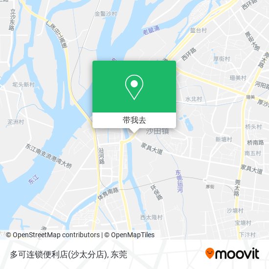 多可连锁便利店(沙太分店)地图
