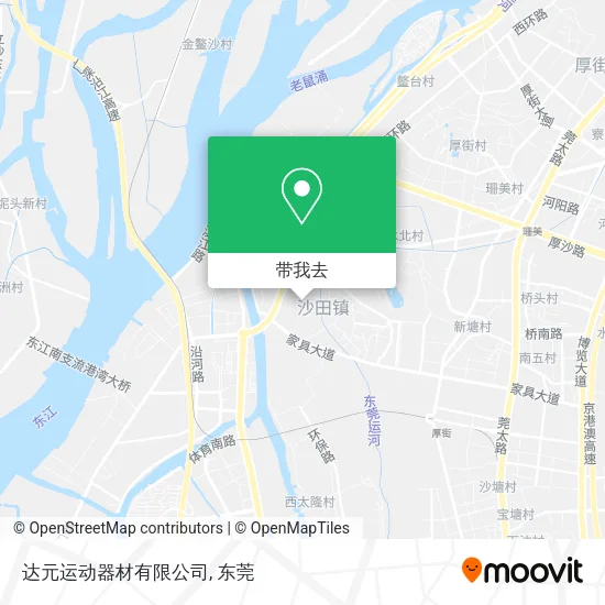 达元运动器材有限公司地图