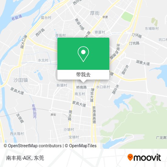 南丰苑-A区地图