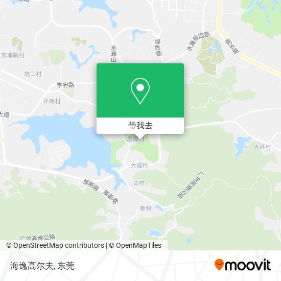 海逸高尔夫地图