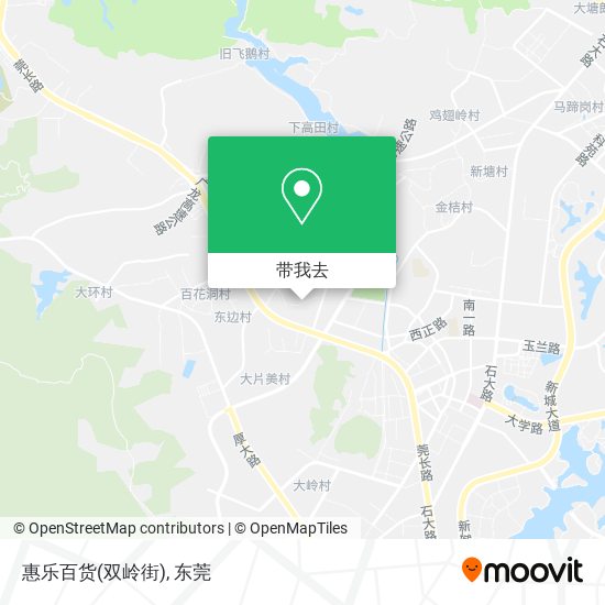 惠乐百货(双岭街)地图