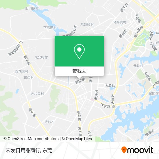 宏发日用品商行地图