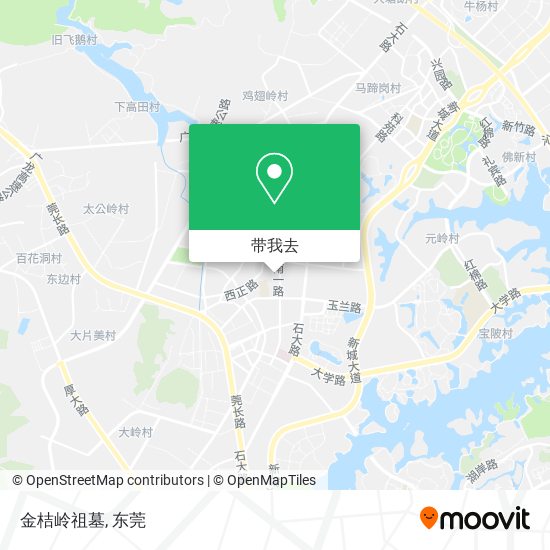 金桔岭祖墓地图