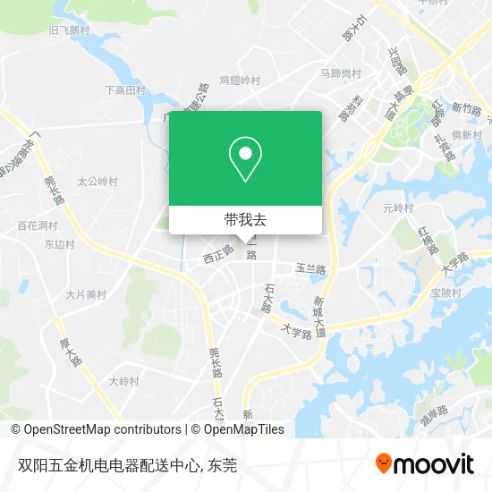 双阳五金机电电器配送中心地图