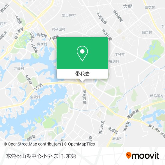 东莞松山湖中心小学-东门地图