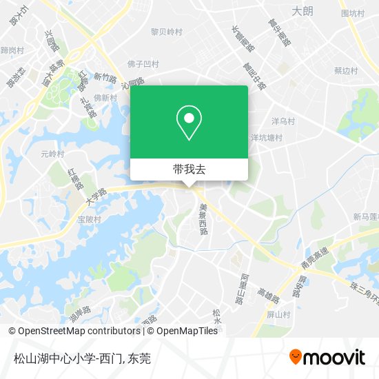松山湖中心小学-西门地图