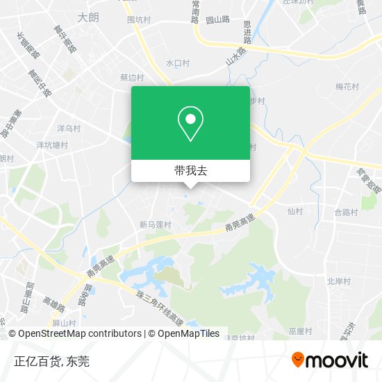 正亿百货地图