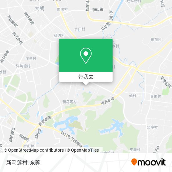新马莲村地图