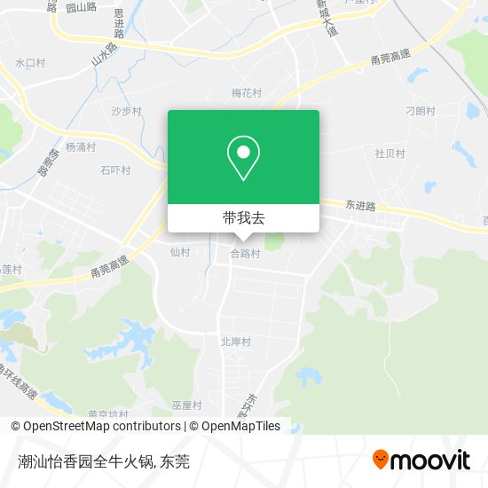 潮汕怡香园全牛火锅地图