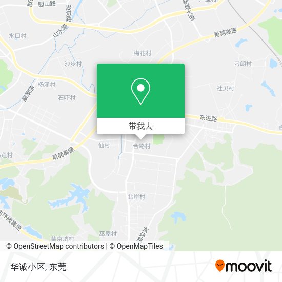 华诚小区地图