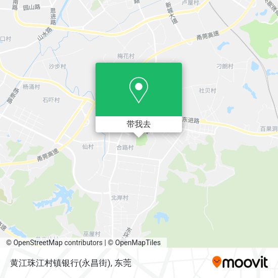 黄江珠江村镇银行(永昌街)地图