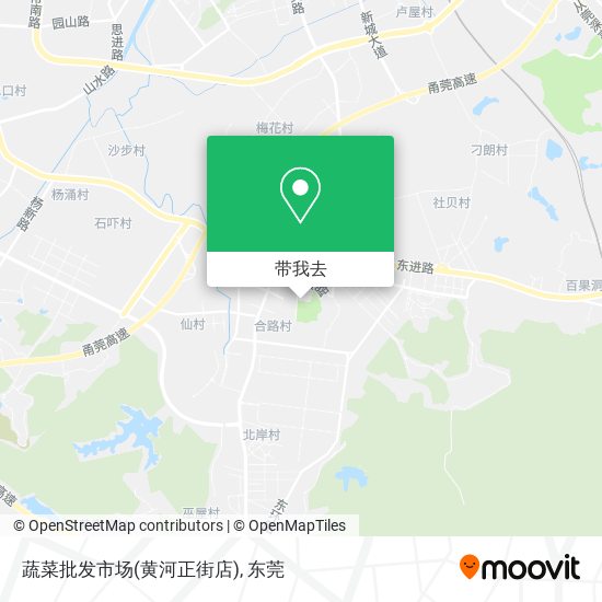 蔬菜批发市场(黄河正街店)地图