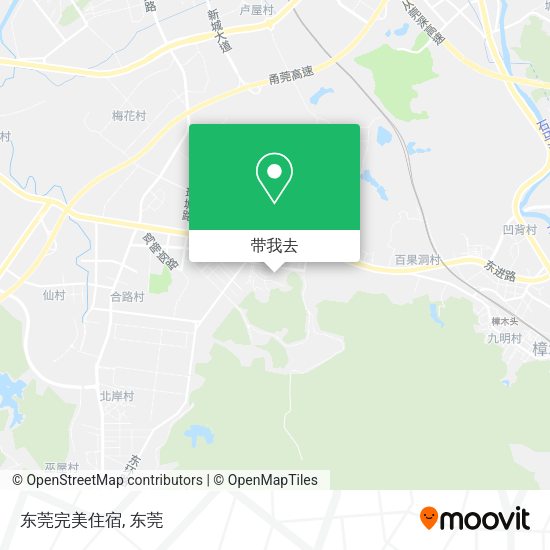 东莞完美住宿地图