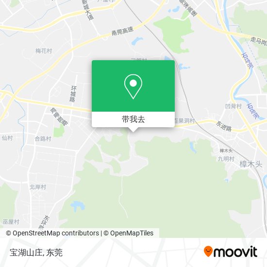 宝湖山庄地图