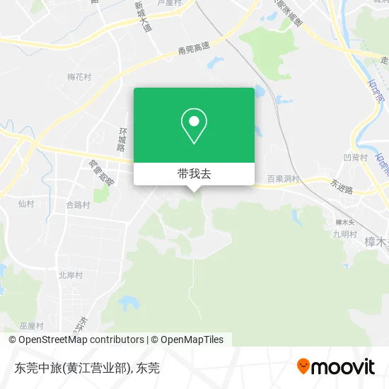 东莞中旅(黄江营业部)地图