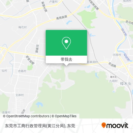 东莞市工商行政管理局(黄江分局)地图