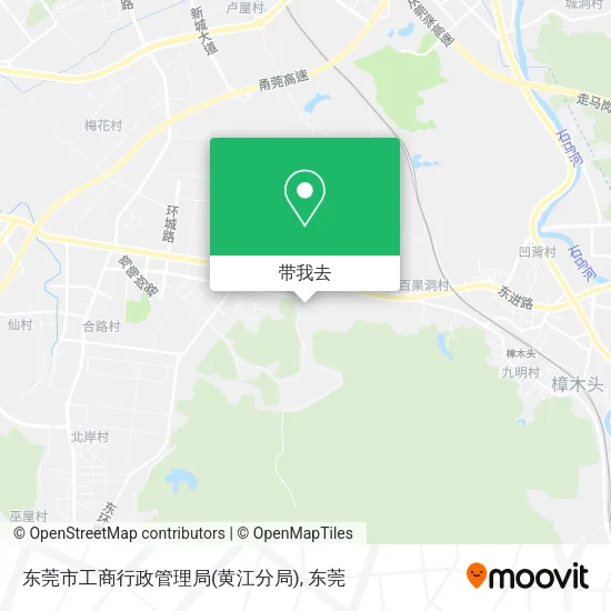 东莞市工商行政管理局(黄江分局)地图