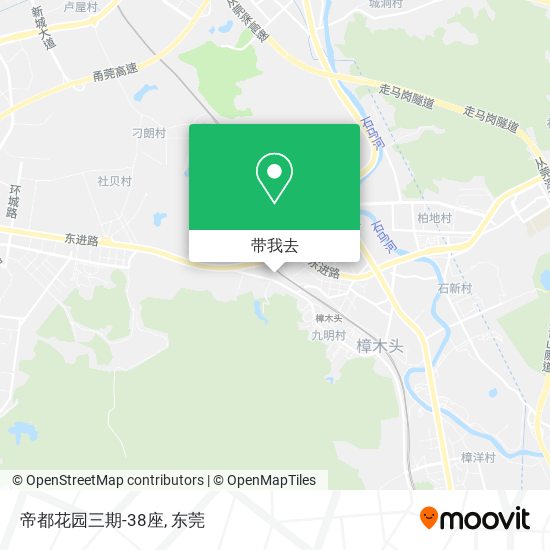 帝都花园三期-38座地图