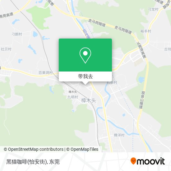 黑猫咖啡(怡安街)地图