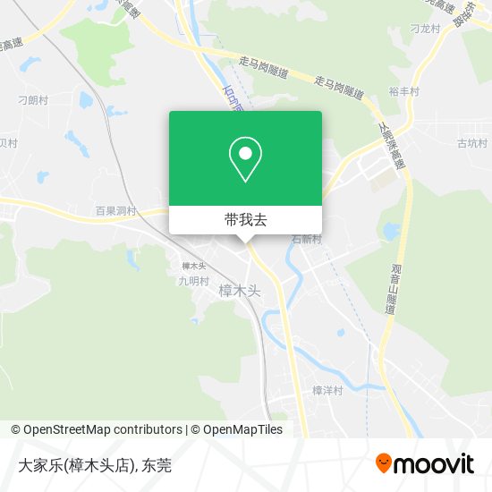 大家乐(樟木头店)地图