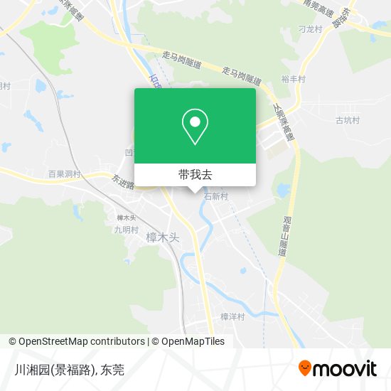 川湘园(景福路)地图
