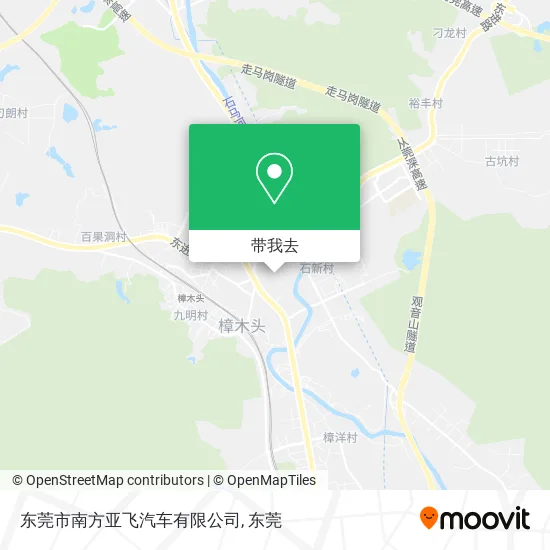 东莞市南方亚飞汽车有限公司地图