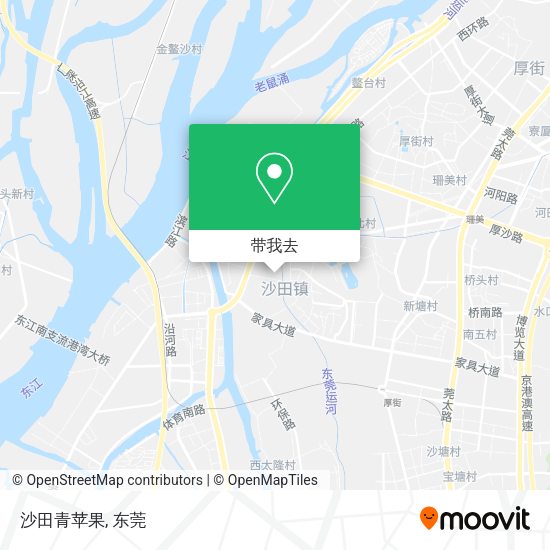 沙田青苹果地图
