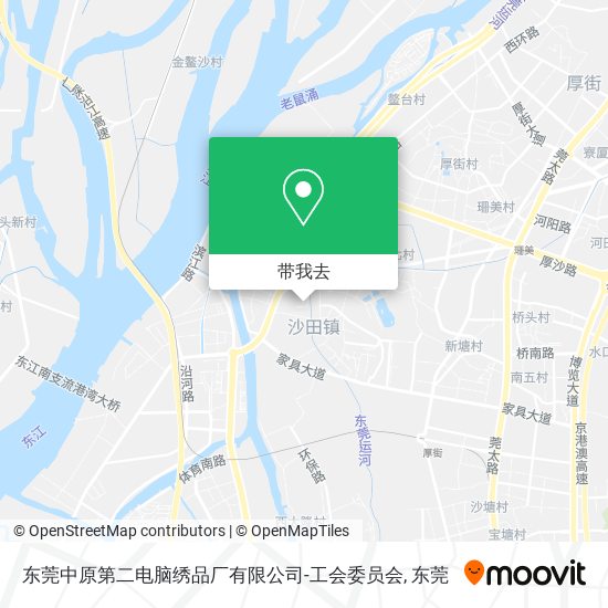 东莞中原第二电脑绣品厂有限公司-工会委员会地图