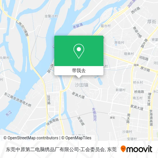 东莞中原第二电脑绣品厂有限公司-工会委员会地图