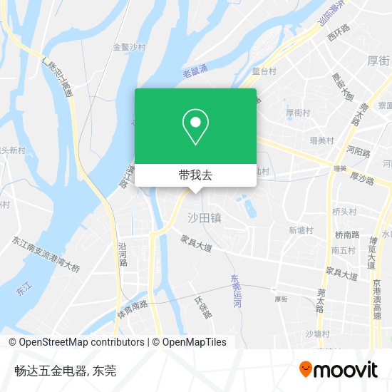 畅达五金电器地图