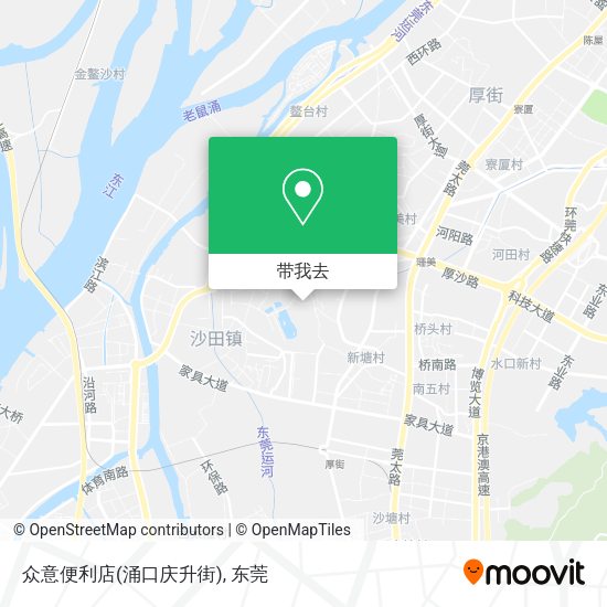 众意便利店(涌口庆升街)地图
