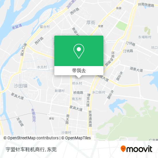 宇盟针车鞋机商行地图
