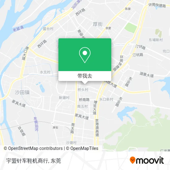 宇盟针车鞋机商行地图