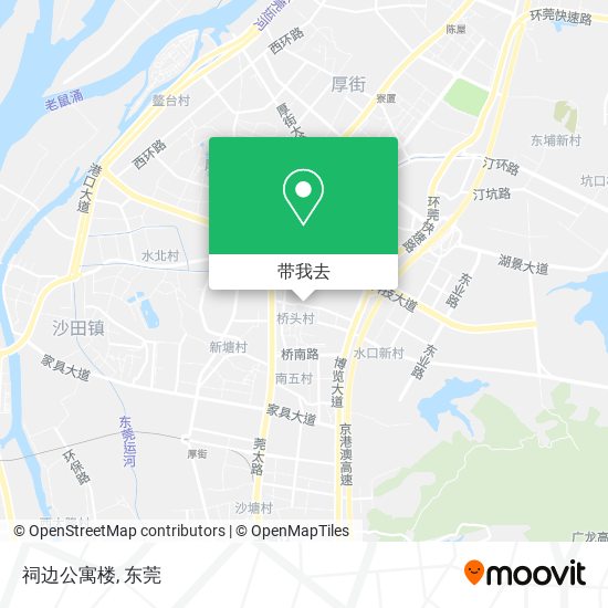祠边公寓楼地图