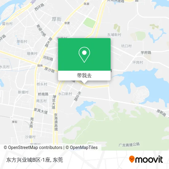 东方兴业城B区-1座地图