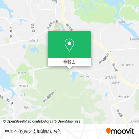 中国石化(厚大南加油站)地图
