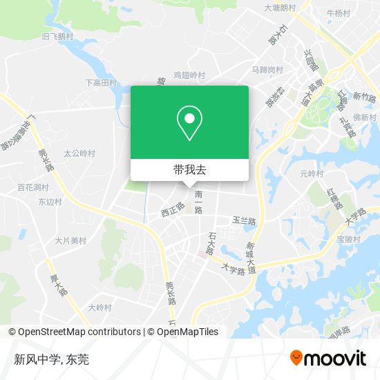 新风中学地图