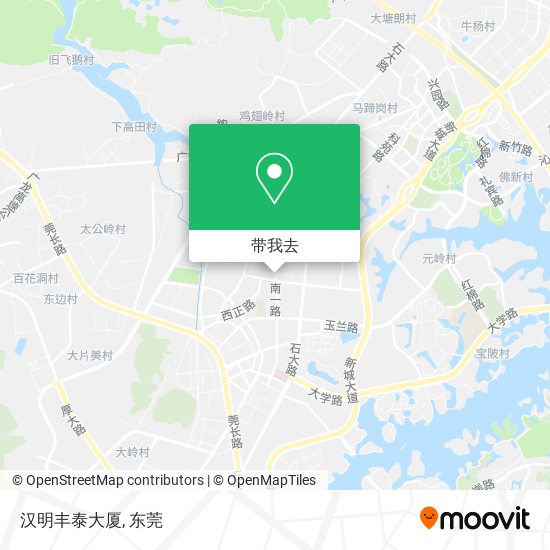 汉明丰泰大厦地图