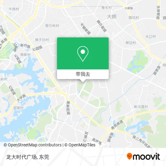 龙大时代广场地图