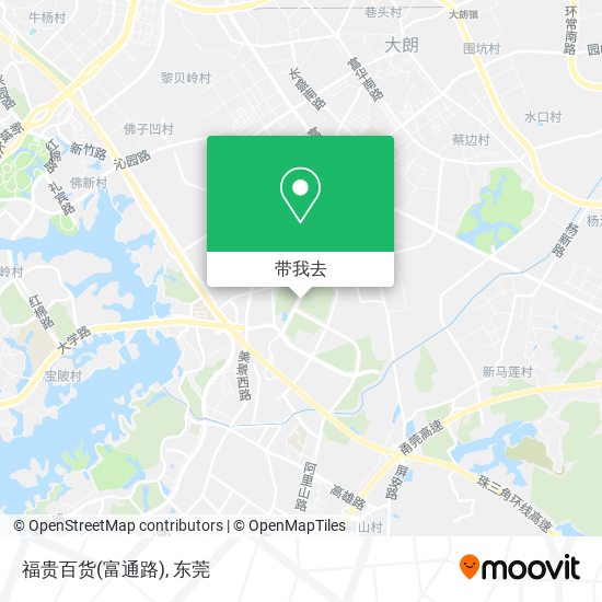 福贵百货(富通路)地图