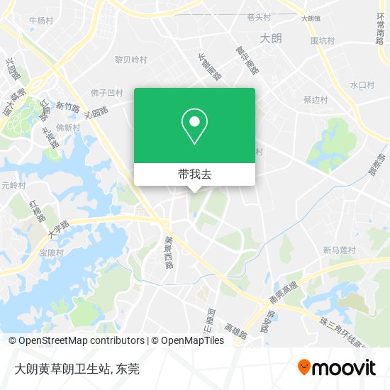 大朗黄草朗卫生站地图