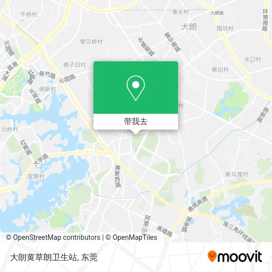 大朗黄草朗卫生站地图