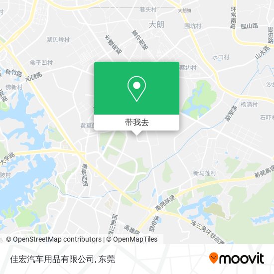 佳宏汽车用品有限公司地图