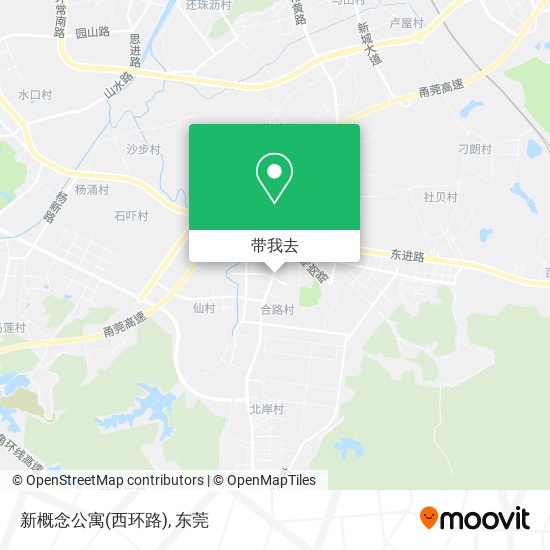 新概念公寓(西环路)地图