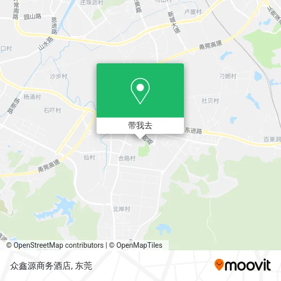 众鑫源商务酒店地图