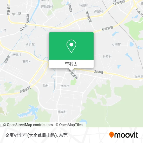 金宝针车行(大窝麒麟山路)地图